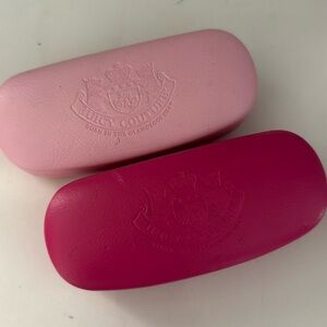Two Pink Juicy Couture Sunglasses Cases